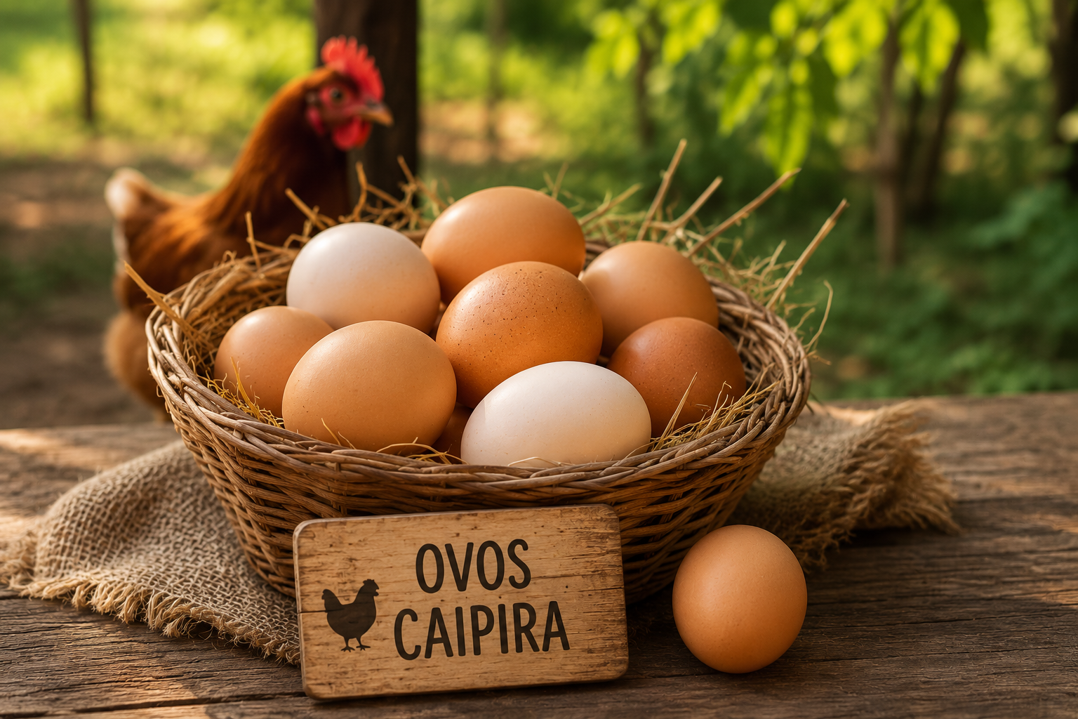 Ovos Caipira (dúzia)
